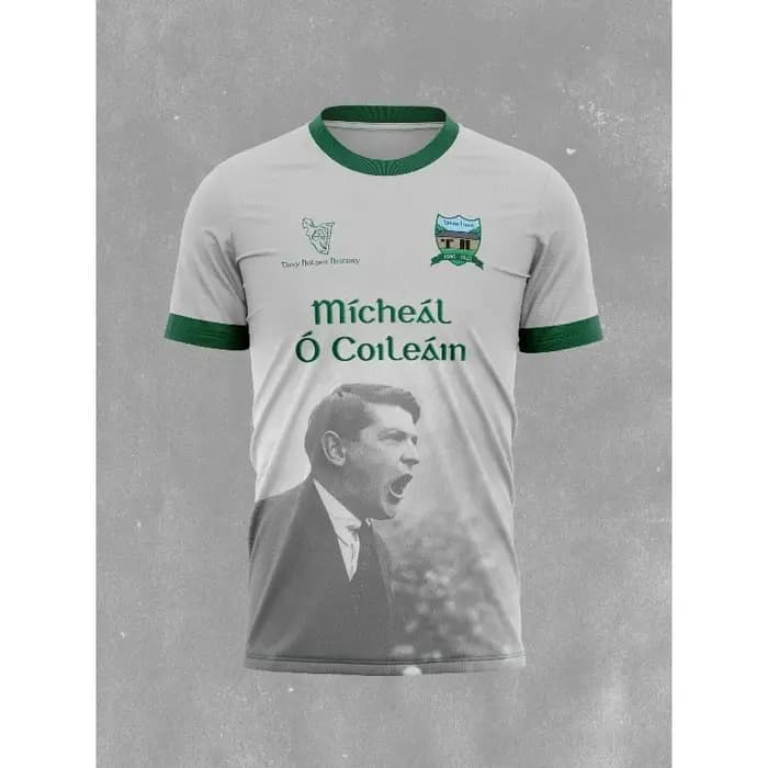 Nouveau T-shirt vintage commémoratif Mícheál Ó Coileáin (Irlande) – Respirant