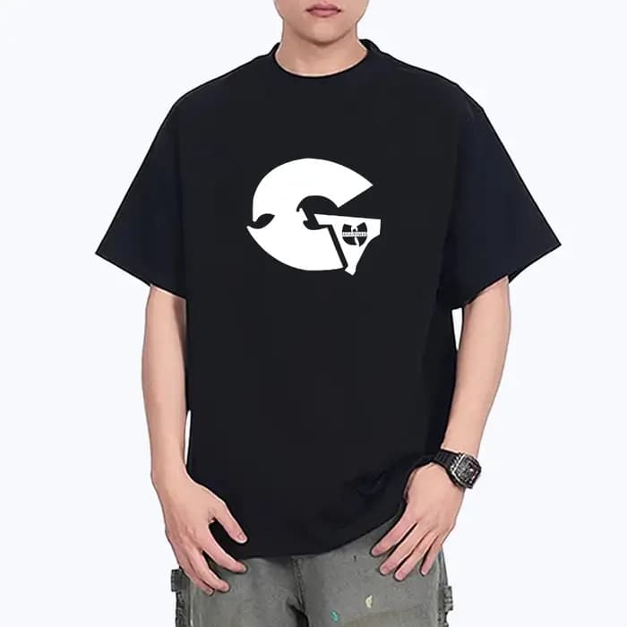 2025 offre spéciale GZA logo 100% coton surdimensionné T-Shirt été hommes femmes unisexe col rond haut imprimé Hip Hop manches courtes t-shirts