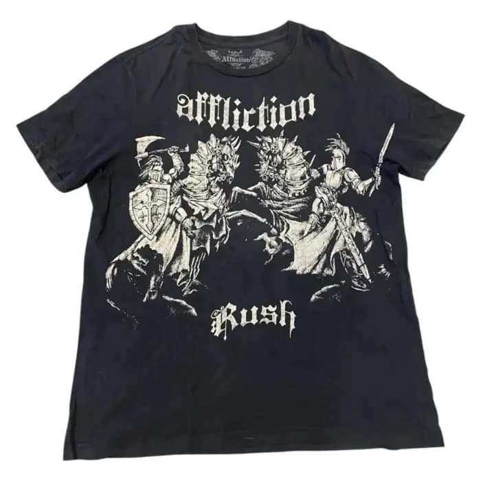 T-shirt pour homme à imprimé crâne américain