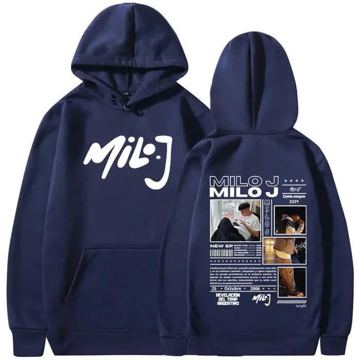 Rappeur Milo J 111 Album Merch sweat à capuche pour homme femmes vêtements Vintage Hip Hop