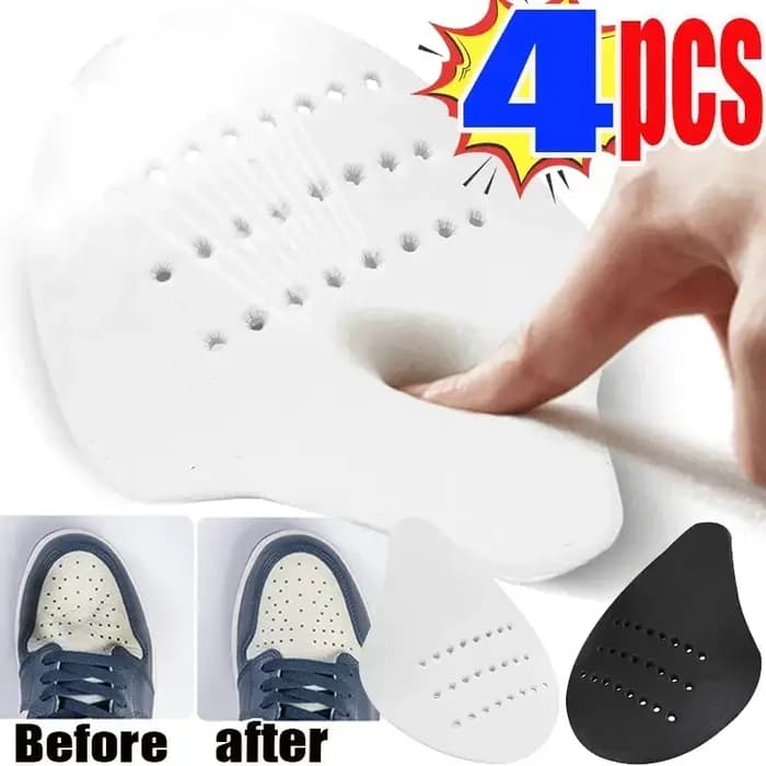 4/2 pièces Sneaker bouclier baskets Anti pli froissé pli chaussures Support embout Sport balle