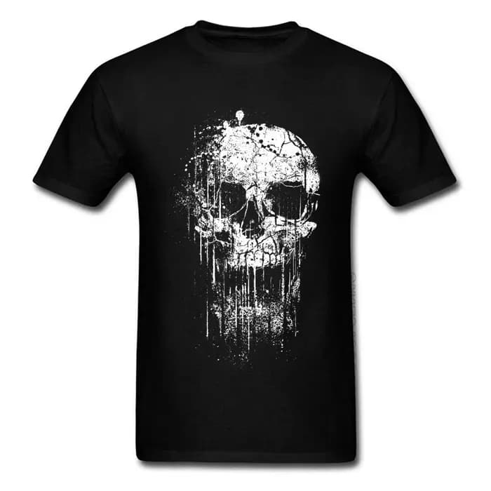 Camisa T Shirt Cool crâne nouveau Design à manches courtes hommes t-shirts célèbre marque mode été t-shirt col rond livraison gratuite
