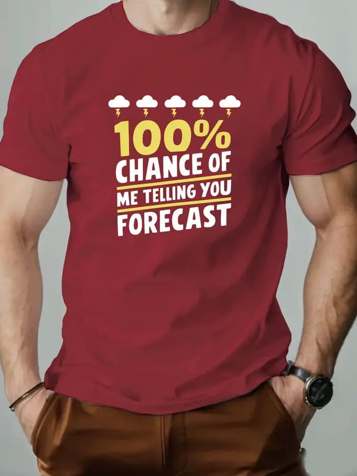 T-shirt col rond pour hommes