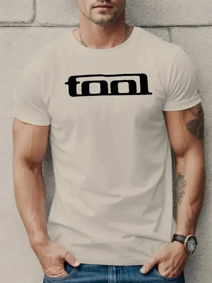 Outil imprimé T-Shirt hommes coton