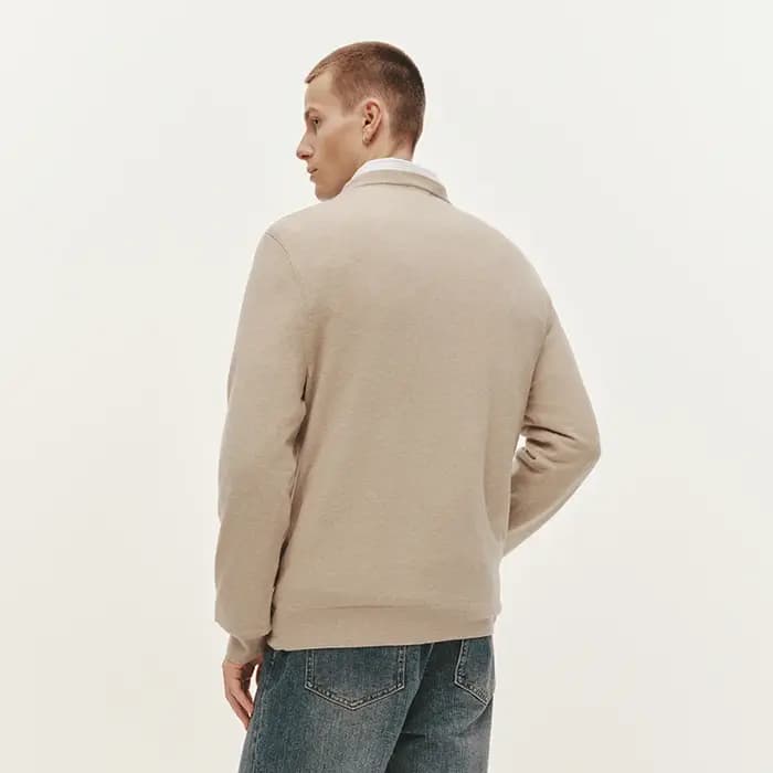 Semir tricoté pull hommes hiver cachemire mélange chaleur-générant antibactérien 2025 nouveau basiqu