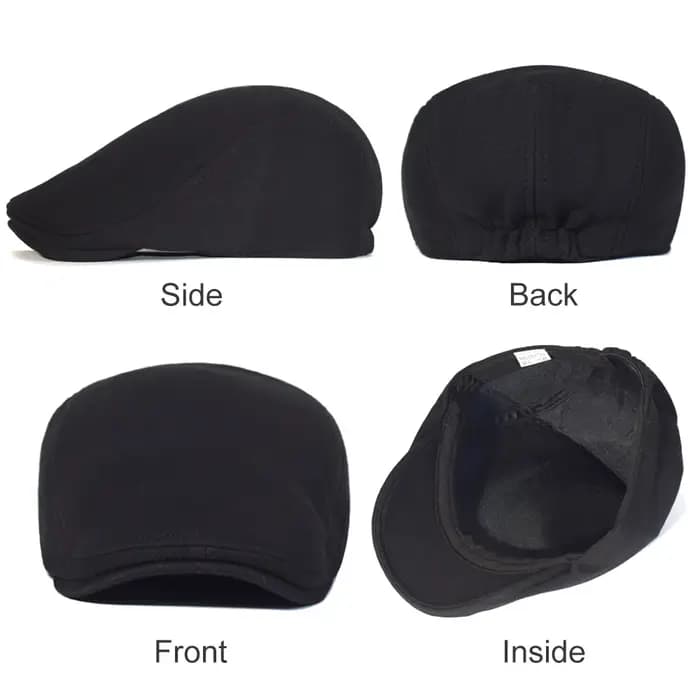Casquettes de journal en coton pour hommes et femmes