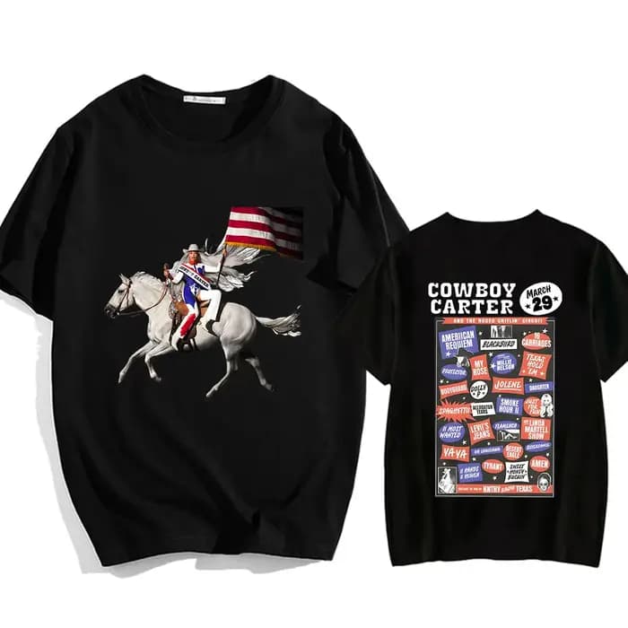 Cowboy Carter Beyoncée T-shirt impression graphique