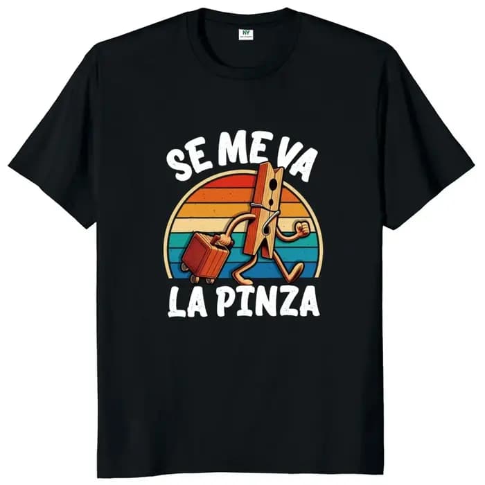 Se Me Va La Pinza T-shirt drôle blagues espagnoles Y2k Vintage