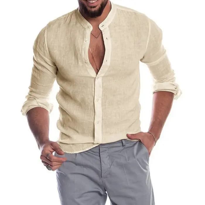 Chemises à manches longues pour hommes