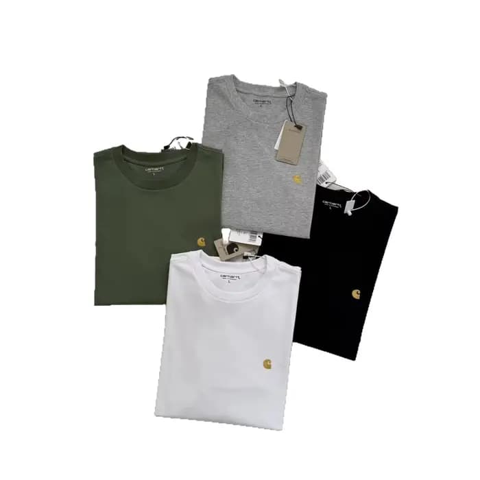 T-shirt à manches longues style basique avec logo brodé