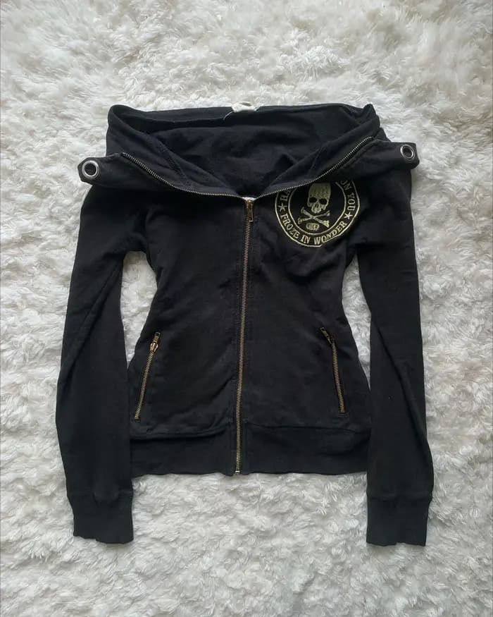 Sweat à capuche court en maille strass pour femmes, Sexy, dos nu, Illusion scintillante blanche, Y2K
