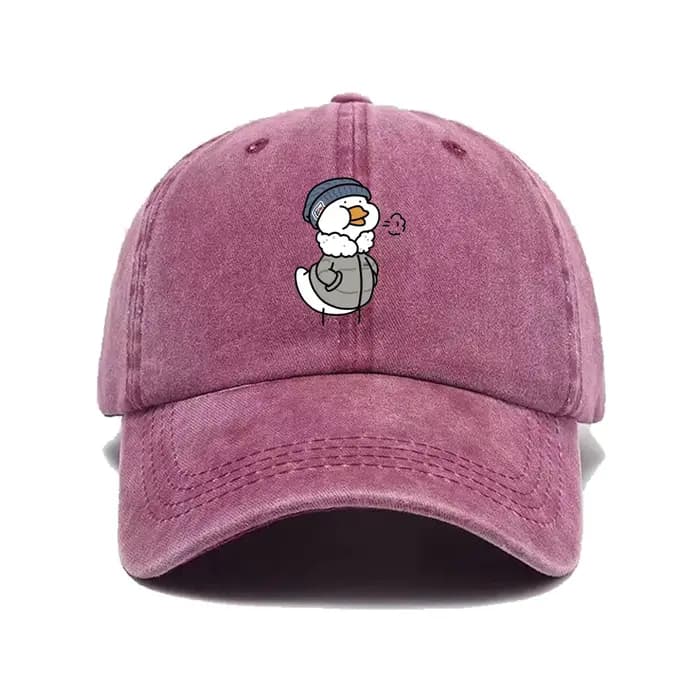 Sighing petit pingouin casquette dessin animé broderie