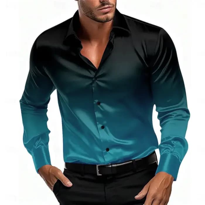 Chemises hawaïennes à motif nickel é cool pour hommes