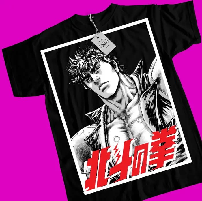 T-shirt Fist Of The North Star - Hokuto no Ken - Kenshiro - Anime japonais