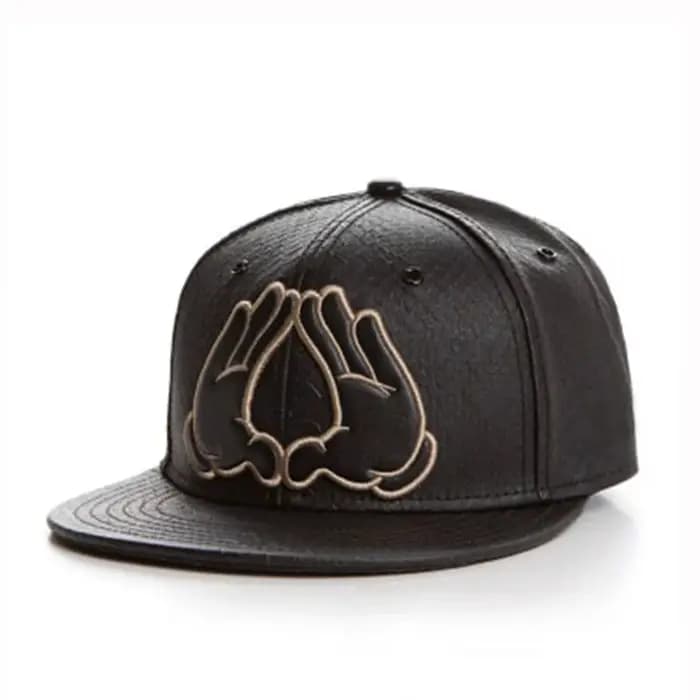Casquette en cuir de marque Fashio pour hommes et femmes