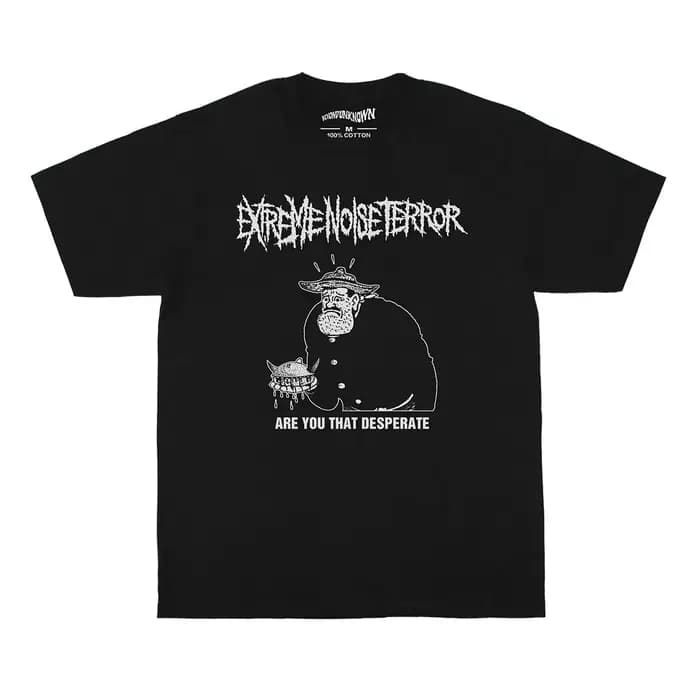 T-Shirt Extreme Noise Terror pour hommes, en coton, à manches courtes, en coton, pour hommes, Crust