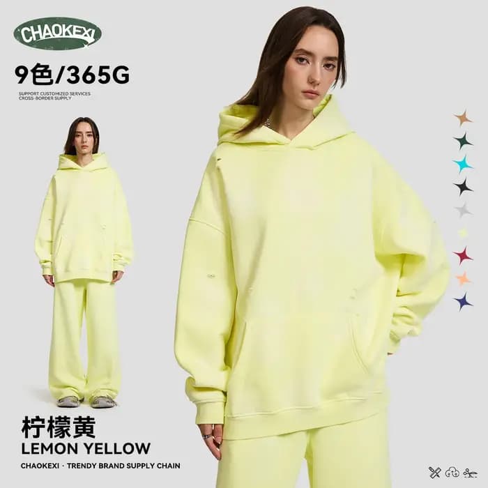 Sweat à capuche surdimensionné pour hommes