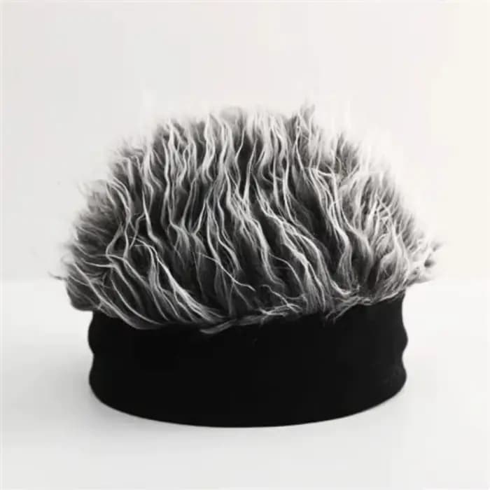 NOUVEAU Bonnet décoratif tendance style hip-hop, perruque personnalisée pour cosplay, bonnets tricot