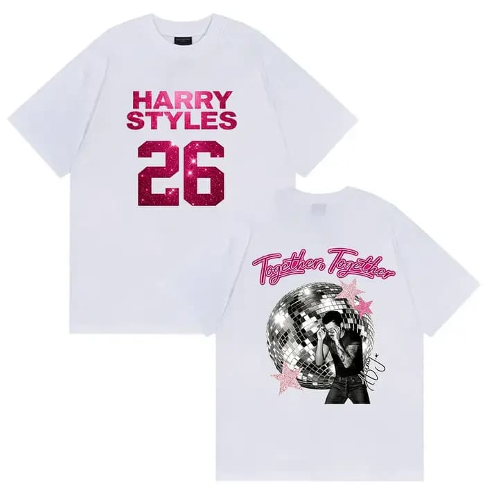 T-shirt graphique Harry Styles Together Album 2026 pour hommes et femmes