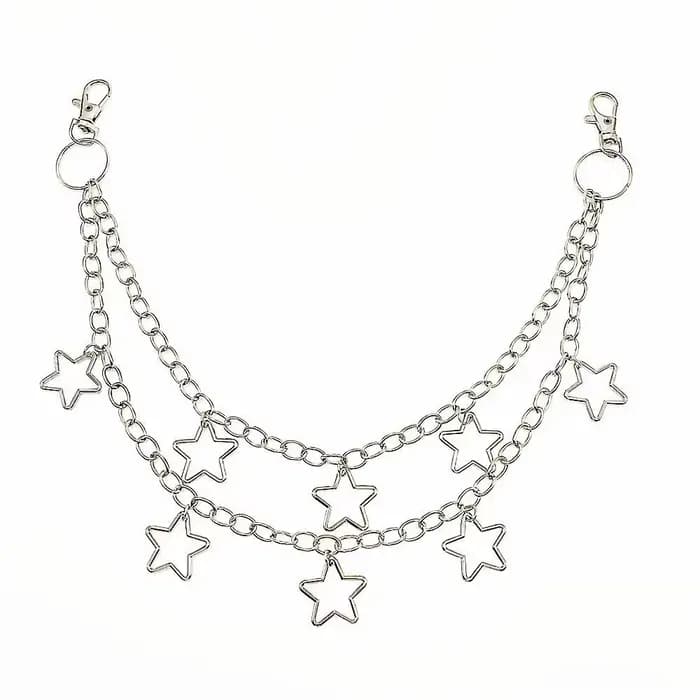 JOHip Hop Hipster Punk Metal Crescent pour hommes et femmes