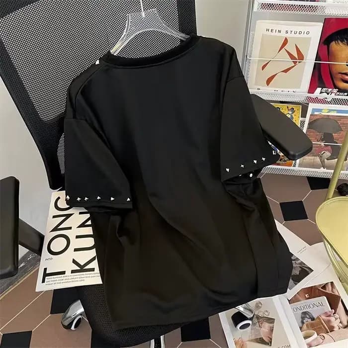 T-shirt à manches courtes de Style américain pour hommes