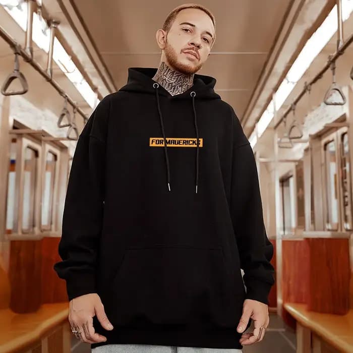 Sweats à capuche à imprimé graphique ours pour hommes