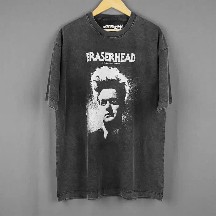 Eraserhead t-shirt David Lynch film d'horreur surréaliste Merch culte classique Vintage