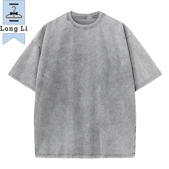 Hip Hop T-shirt hommes mode coton Harajuku multicolore surdimensionné lavé