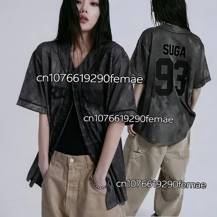 Nouveautés 2026 pour hommes et femmes KPOP # T-shirt de baseball 97, maillot de sport quotidien pour