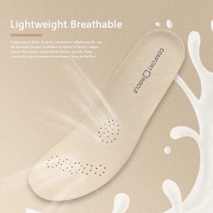 Semelle intérieure de sport confortable et respirante en cuir véritable