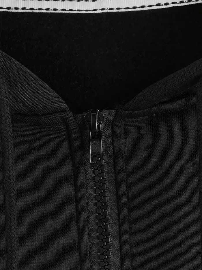 Sweat à capuche zippé oversize pour femme
