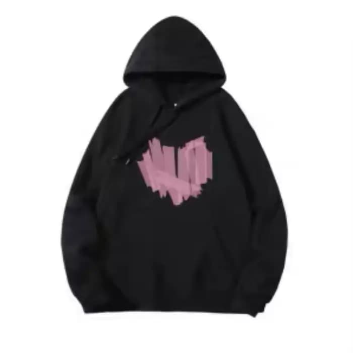 Sweat à capuche mignon vêtements pour femmes Sherpa lettrage abstrait vêtements pour jeunes ourlet c