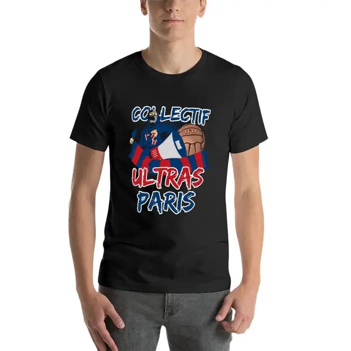 T-Shirt Ultras Paris Personnalisé pour Homme
