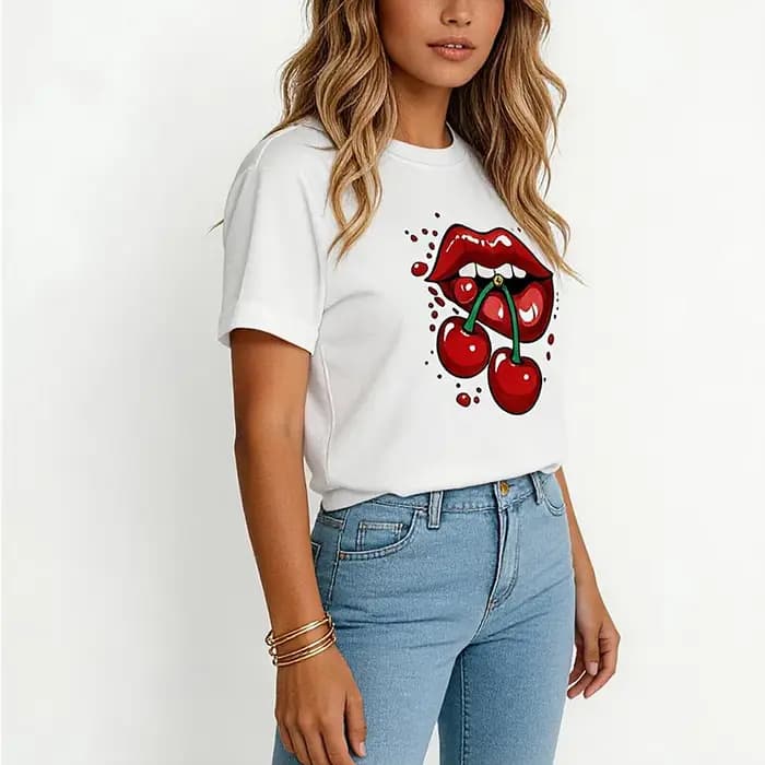 T-shirt tendance et créatif pour femmes