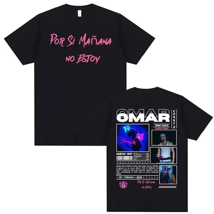 T-shirt graphique Omar Courtz Por Si Manana No Estoy 2026 Tour