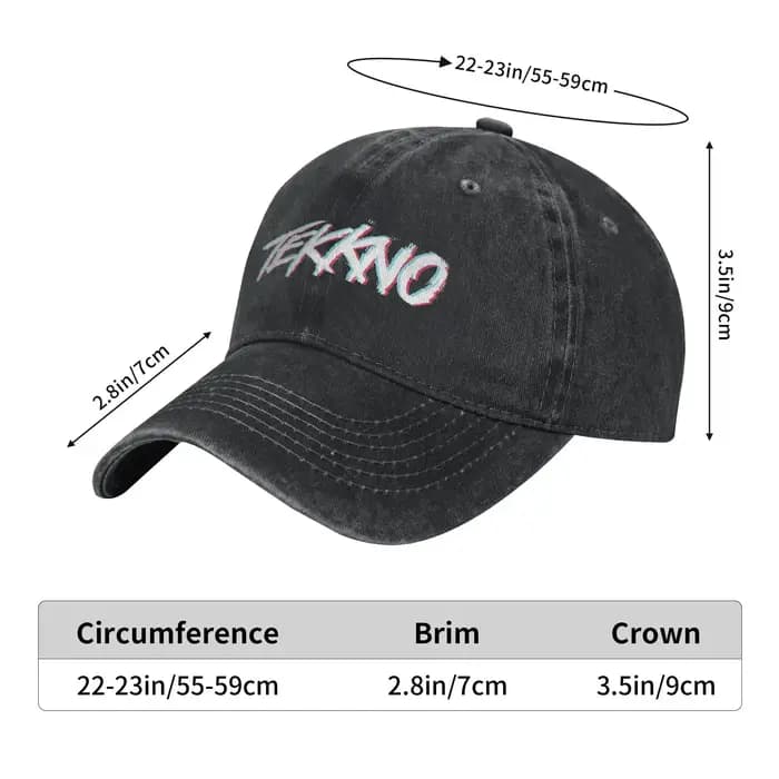 Électrique Callboy Tekkno hommes femmes casquette de Baseball musique allemande en détresse Denim lavé chapeaux casquette été réglable Snapback chapeau
