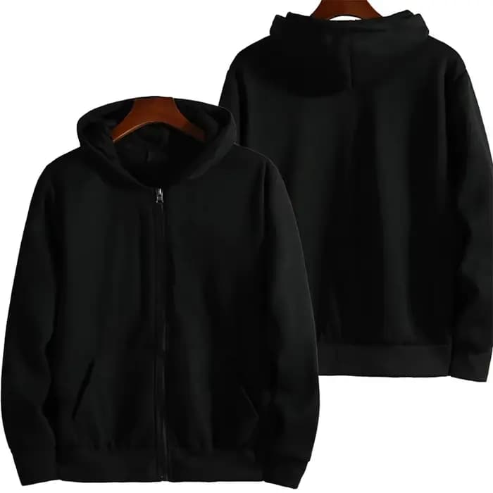 Hommes surdimensionné sweat à capuche zippé automne hiver polaire à capuche solide veste à glissière