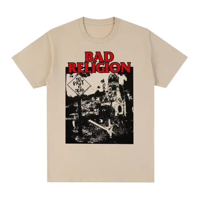 BAD RELIGION-T-shirt vintage en coton pour homme et femme