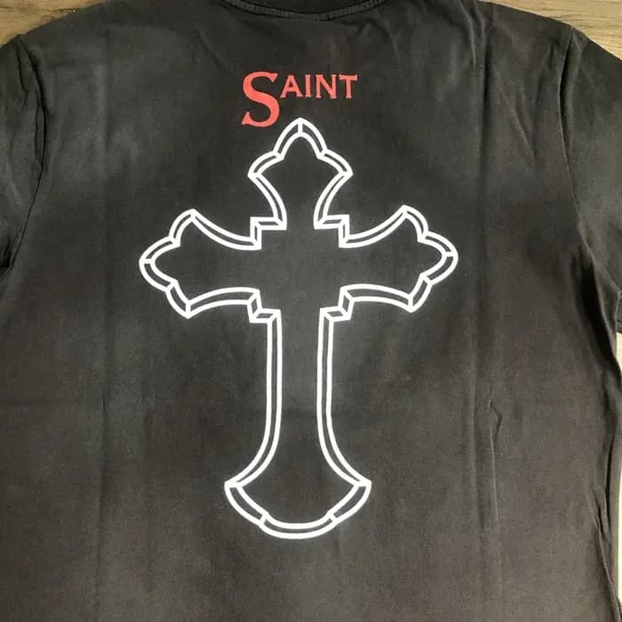 SAINT OF MICHAEL 1998 mode meilleure qualité haut Vintage vêtements été t-shirt ample surdimensionné