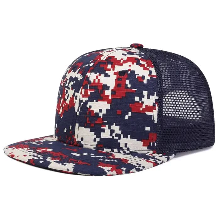 Casquette de Baseball Hip Hop en Coton avec Motif à Carreaux
