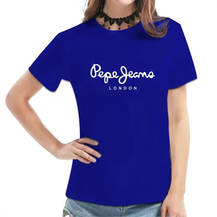T-shirt à manches courtes bordeaux pour femme - Imprimé graphique typographique London Script
