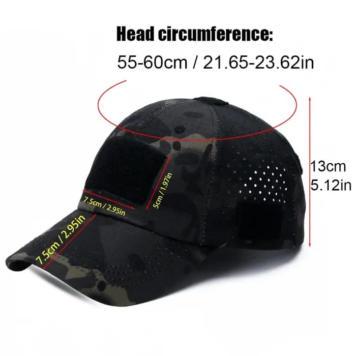 Casquette de Baseball de Camouflage unisexe
