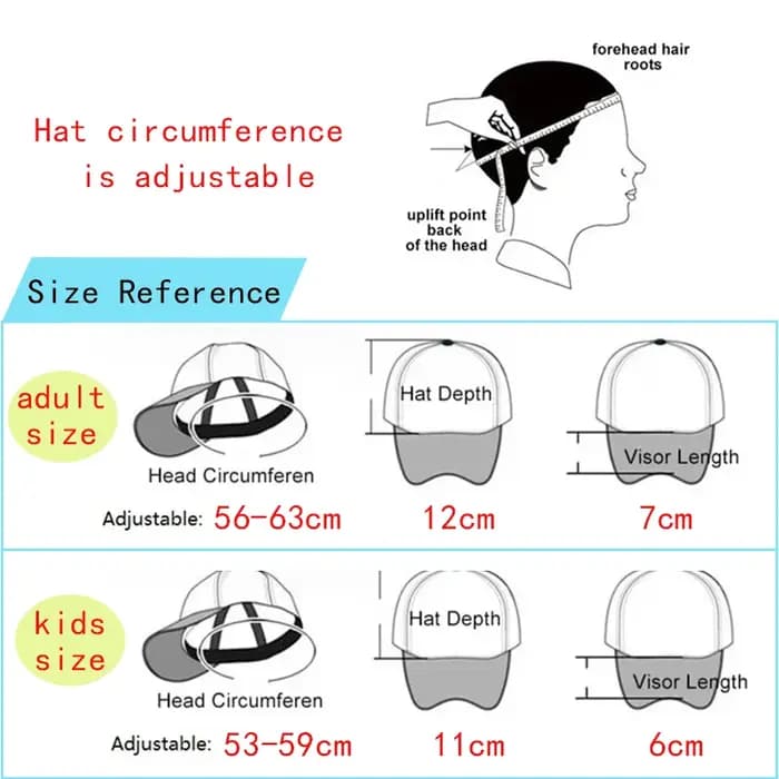 Casquette de baseball Wojans Team pour enfant et adulte