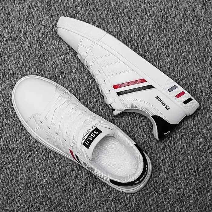 Baskets pour hommes chaussures décontractées blanches