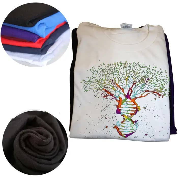 Arbre de vie drôle ADN Geek t-shirts graphique coton Streetwear à manches courtes cadeaux d'anniversaire Style d'été T-shirt vêtements pour hommes