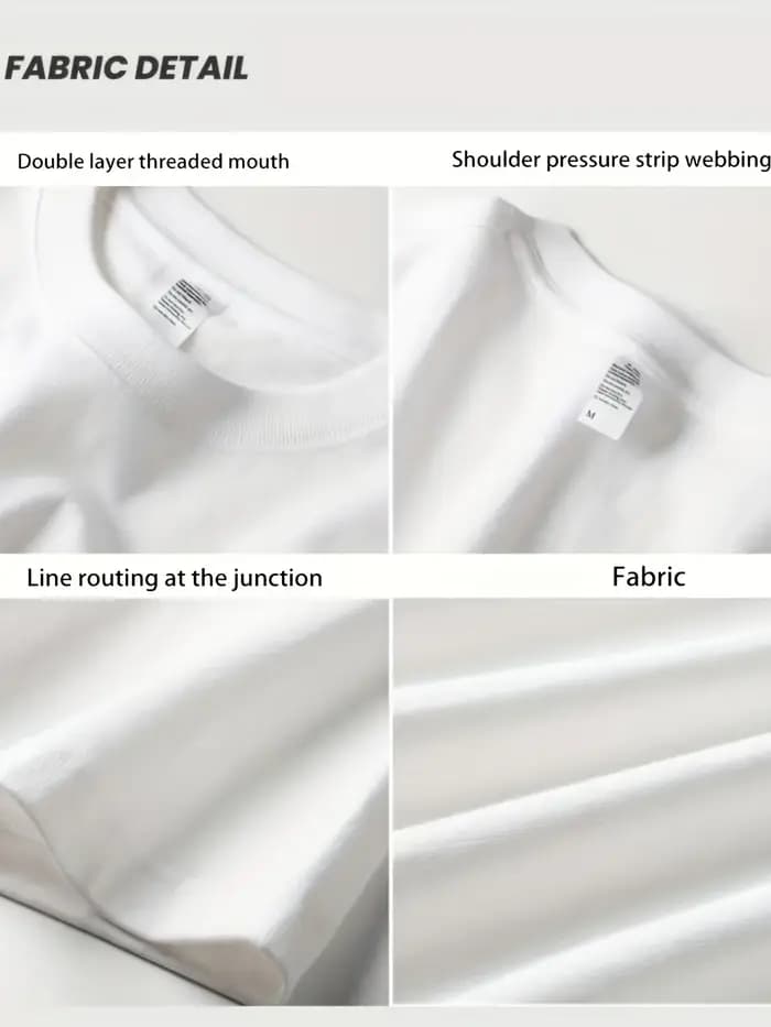 T-shirt pour homme 100% coton avec broderie florale délicate