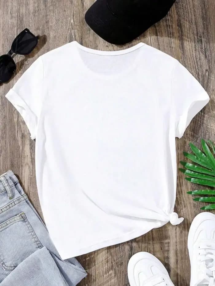 T-shirt à manches courtes pour femmes