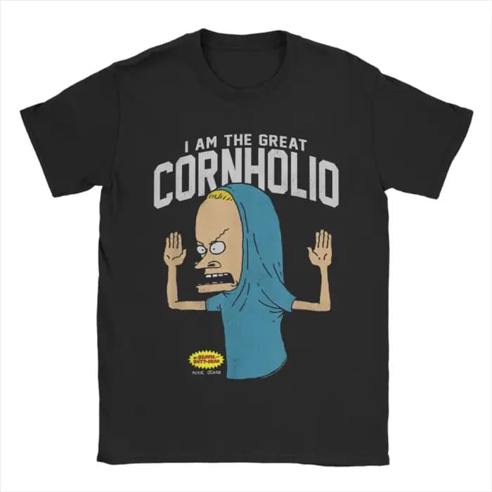 T-shirt pour hommes Beavis and Butt-Head I am the Great Cornholio