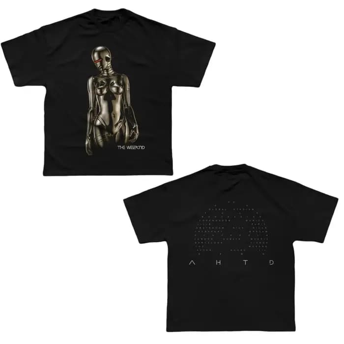 T-shirt The Weeknd After Hours Til Dawn AHTD TOUR pour hommes et femmes, vêtements en coton Y2K, déc