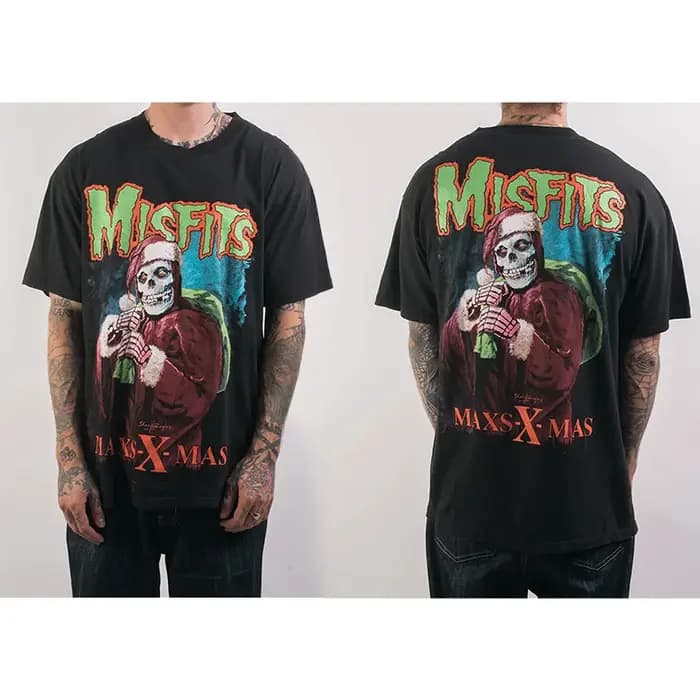T-shirt décontracté Misfits Band Rock Hardcore Punk pour hommes et femmes
